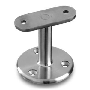 Trapleuninghouder staand RVS-INOX 304 voor koker
