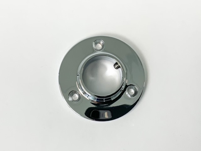 Garderobestang voor flens half open in chroom Ø25.4 mm - Afbeelding 4
