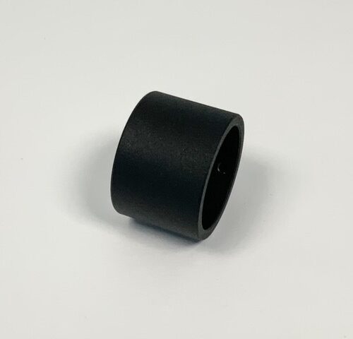 Flens blind zwart RAL 9005 fijnstructuur