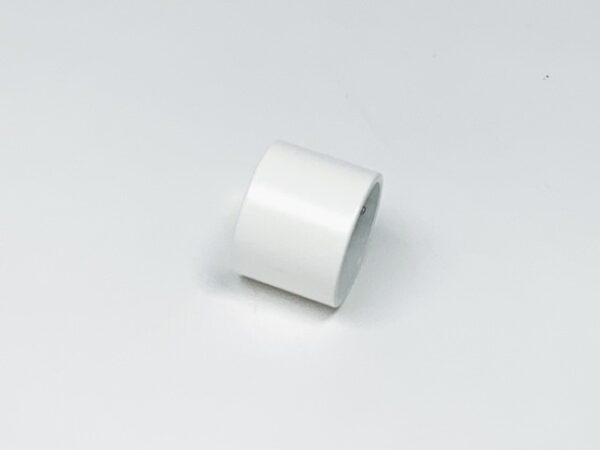 Garderobestang in wit blind Ø32 mm - Afbeelding 2
