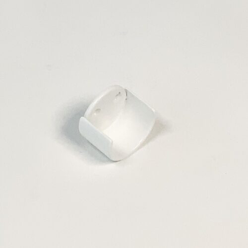 Flens half open wit Ø32 mm