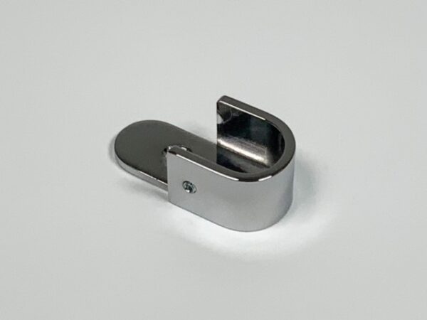 Flens ovaal chroom 38x20 mm - Afbeelding 3