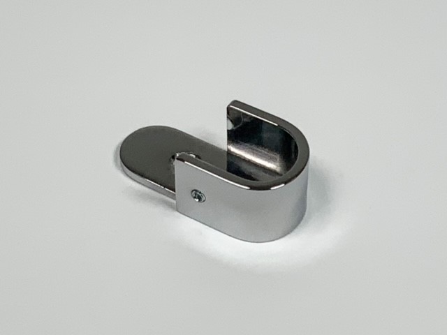 Flens ovaal chroom 38x20 mm - Afbeelding 3