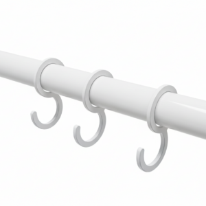 Garderobehaken wit