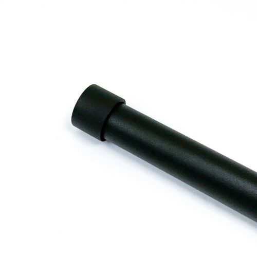 Garderobestang EXTRA STEVIG zwart fijnstructuur – blind