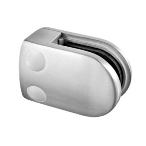 Glasklem model 28 vlak RVS-INOX 304