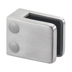 Glasklem model 42 vlak RVS-INOX 304
