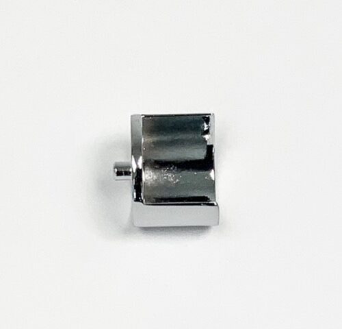 Bij Metaalstore koopt u eenvoudig online een flens half-open in chroom. uitgevoerd