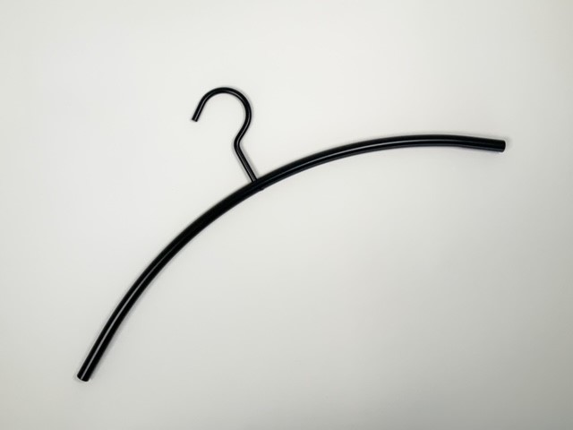 Kledinghanger in zwart RAL 9005