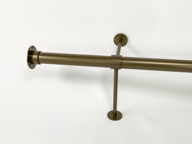 Hoekstuk voor voetrail in brons - Afbeelding 3