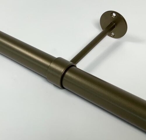 Afstandsteun extra stevig brons 35 mm