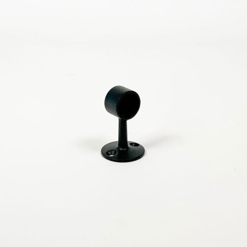 Verlengde buissteun half open zwart