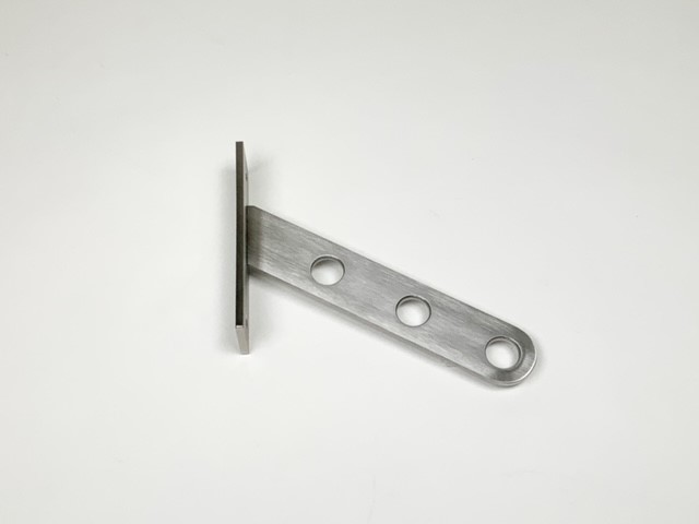 Kledinghaak (wandhaak) RVS-INOX 304 waterval model