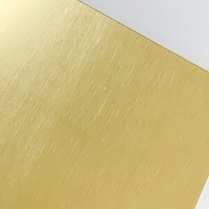 Messing plaat op maat