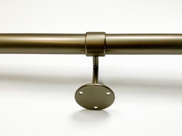 Wandsteun achterzijde voor trapleuning met diameter 32 mm in brons. Eenvoudig online te bestellen bij Metaalstore.