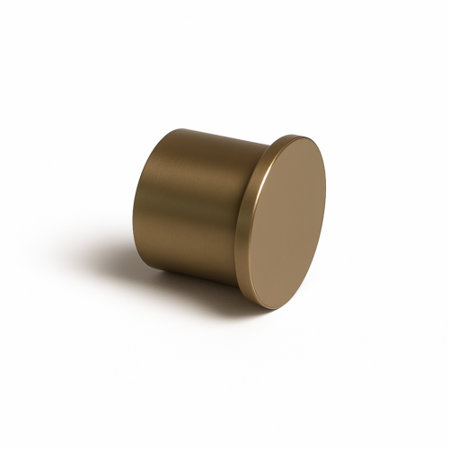 Inslagdop voor voetrail in het brons.