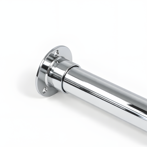 Chromen garderobestangen