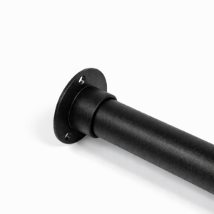 Garderobestang RVS-INOX zwart fijnstructuur Ø33.7 mm