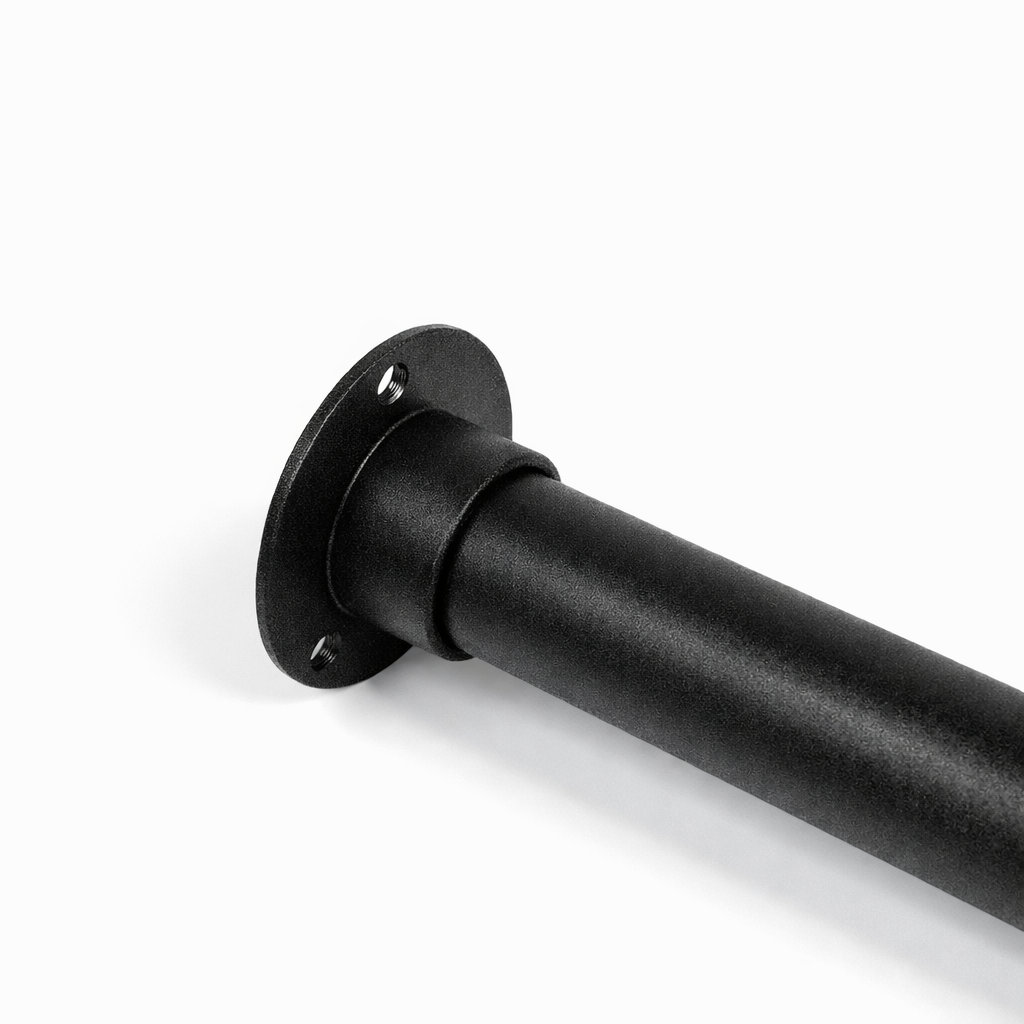 Garderobestang RVS-INOX zwart fijnstructuur Ø33.7 mm