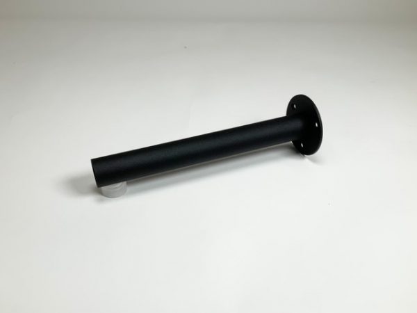 Buissteun 30cm RVS 33.7 mm zwart fijnstructuur