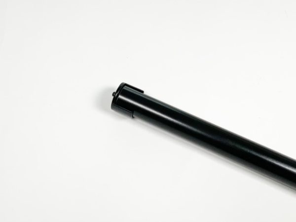 garderobestang half open zwart 25.4 mm