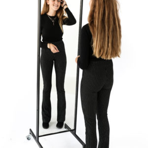 Spiegel met zwenkwielen dubbelzijdig